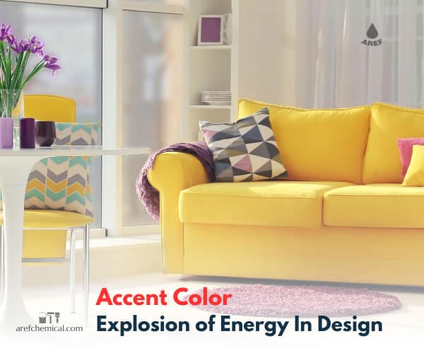 Accent color: explosion of energy