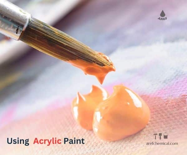 Using acrylic paint for wood