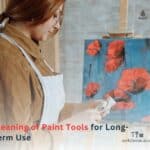 Cleaning of painting tools 🎨 for long-term use