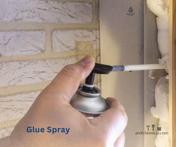 Glue spray