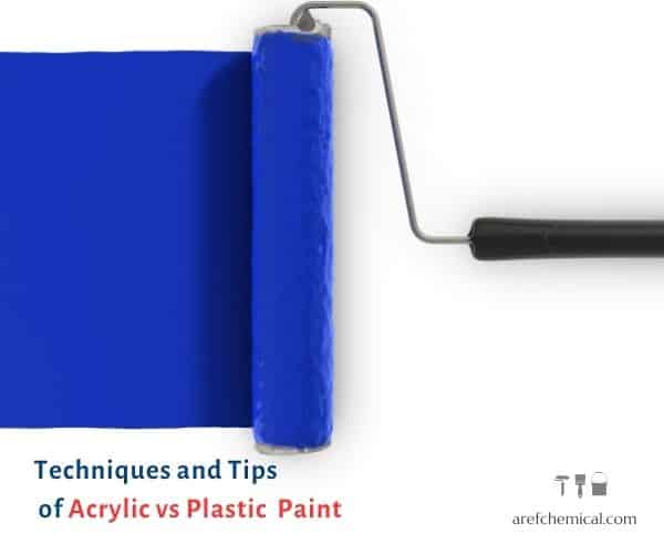 Application techniques and practical for tips of plastic paint