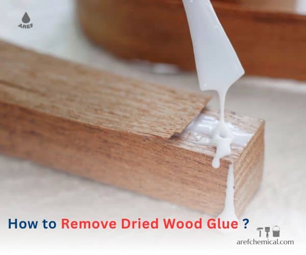 How to remove dried wood glue?