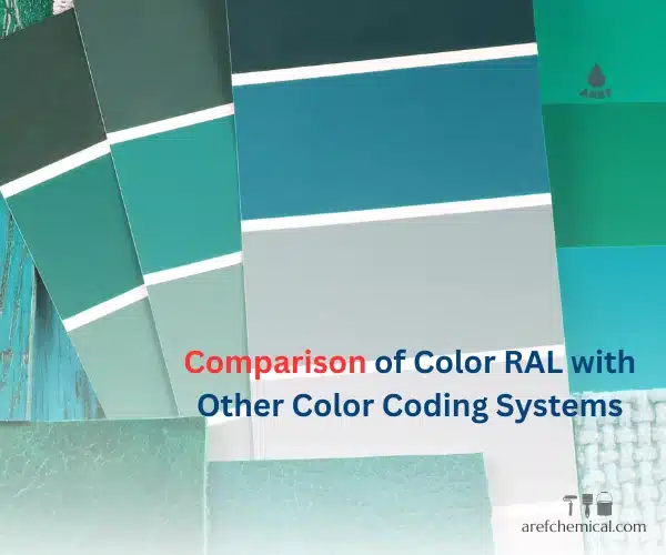 Comparison of color RAL with other color coding systems