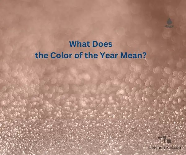 What does the color of the year mean?