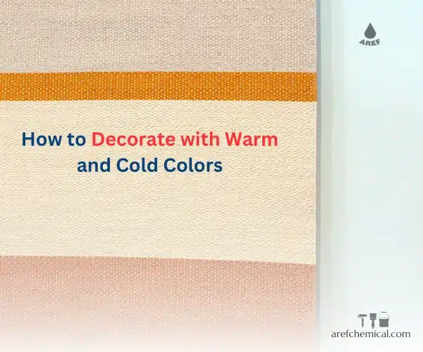 decorate with warm and cold colors