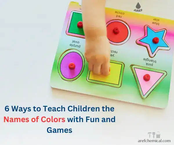 6 ways to teach children the names of colors with fun and games