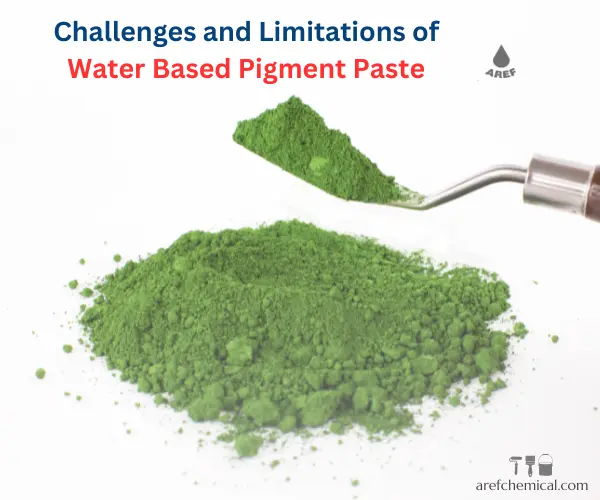 Water based pigment paste