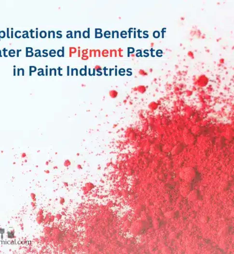 Water based pigment paste