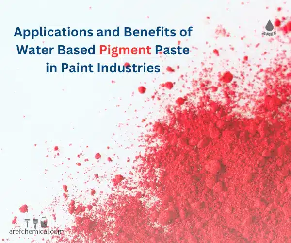 Water based pigment paste